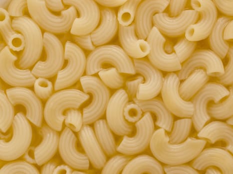 close up of macaroni soup food background