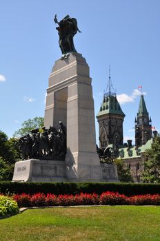 National War Memorial in Ottawa, Canada