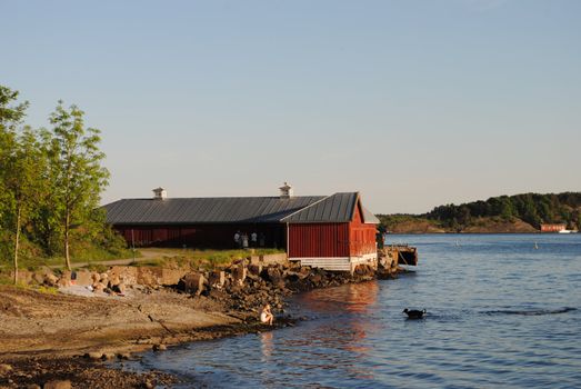 Hovedøya is one of several small islands off the coast of Oslo, Norway in the Oslofjord. The island is quite small, no more than 800 metres across in any direction, the total area is 0,4 square kilometre. It is well known for its lush and green nature, with a wide variety of trees, bushes and flowers.