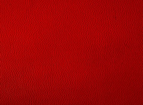 Red color leather background