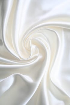 Smooth elegant white silk can use as wedding background 