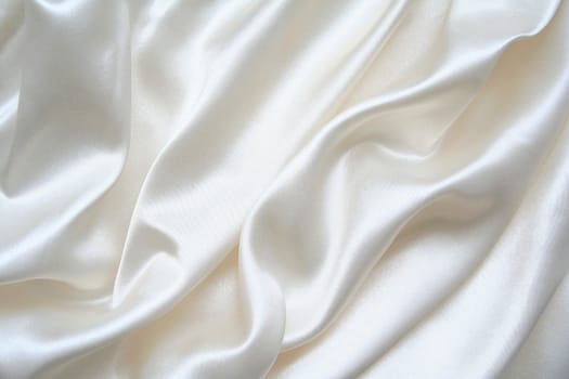 Smooth elegant white silk can use as background 
