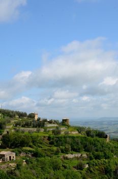 Medieval town of Montalcino, Tuscany, Italy, UNESCO World Heritage Site