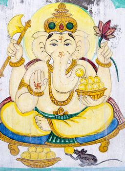 Ganesh is the Hindu elephant-headed God.