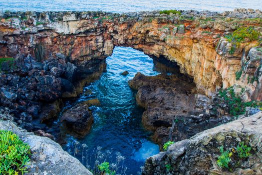 The grotto Boca de Inferno (mouth of hell) near Cascais Portugal