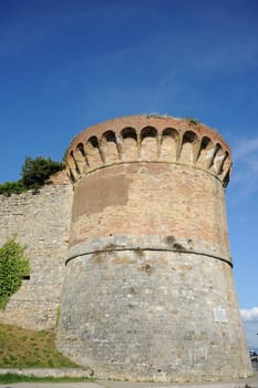 San Gimignano is the city of beautiful towers, landmark of Tuscany, Italy