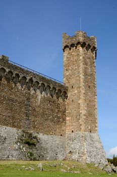 Medieval town of Montalcino, Tuscany, Italy, UNESCO World Heritage Site