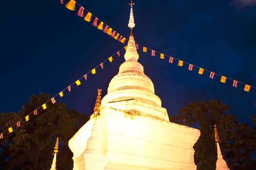 Famous white church, northern Thailand