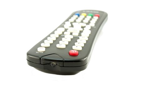 Remote console for TV. Shallow DOF.