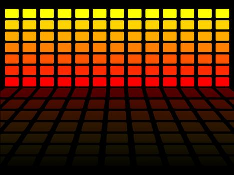 background graphic with colors yellow and red