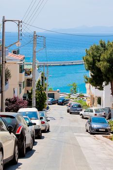 Photo streets in Piraeus, Athens, Greece