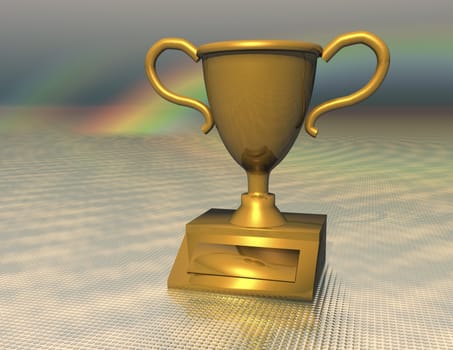 Digital visualization of a goblet