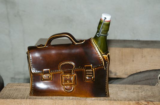 drinking bag from stone