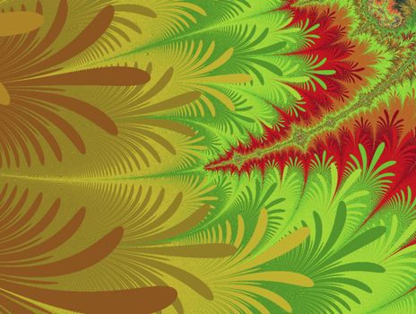 Digital visualization of a fractal