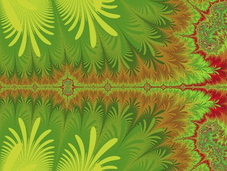 Digital visualization of a fractal