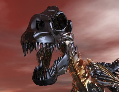Digital visualization of a T Rex