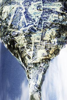 Digital composition / Financial crisis / Bank notes