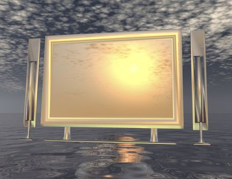 digital composition of a surrealistic scene