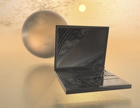 digital composition of virtual reality