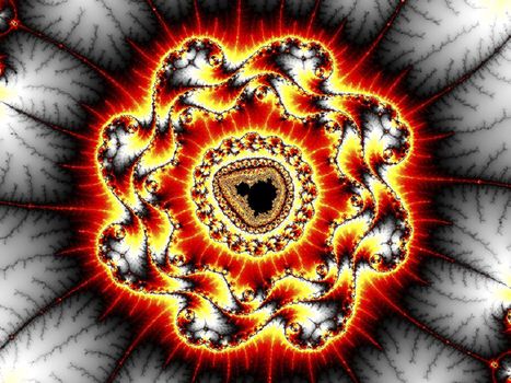digital rendering of a fractal