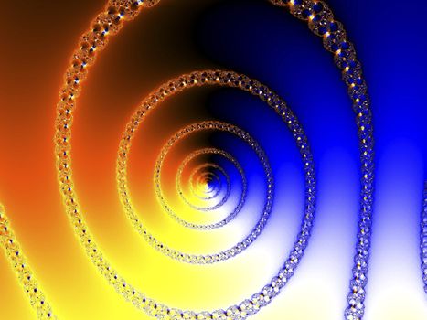 digital rendering of a fractal