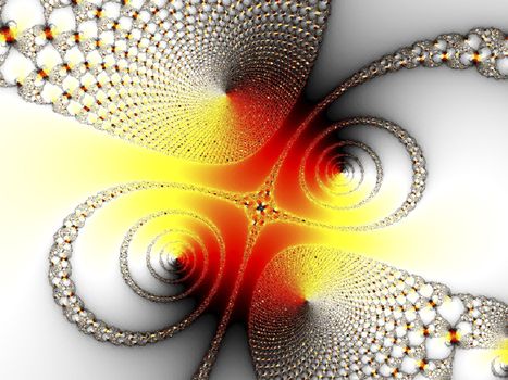 digital rendering of a fractal