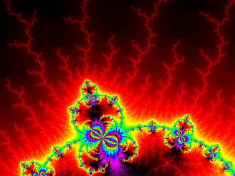 digital rendering of a fractal