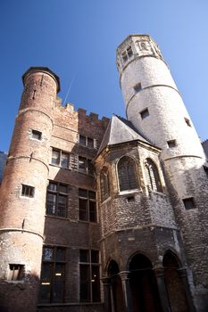 building in the old town of ghent, belgium