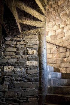 castle gravensteen in the old town of ghent, belgium