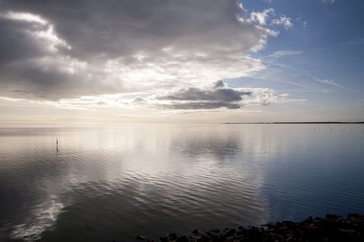 ijssel lake in the netherlands