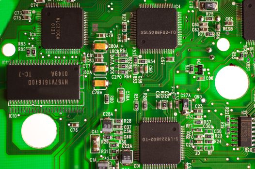 close up of electronics