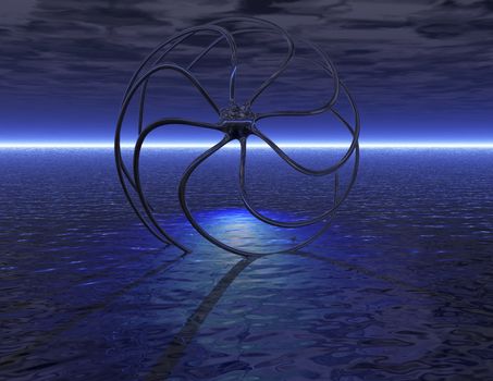 digital visualization of a surrealistic scene