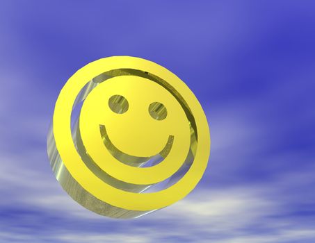 digital rendering of a smiley
