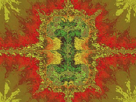 digital rendering of a fractal