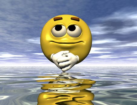 digital rendering of an emoticon