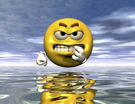 digital rendering of an emoticon