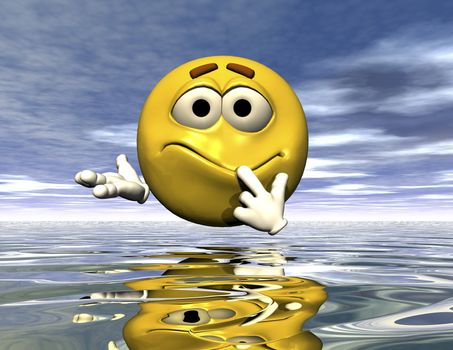 digital rendering of an emoticon