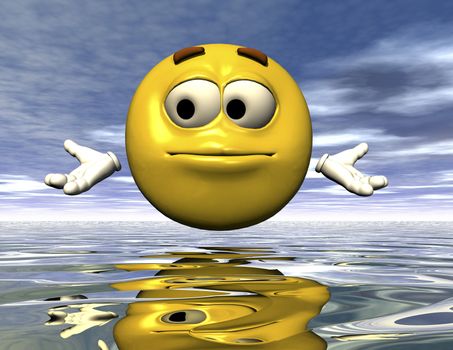 digital rendering of an emoticon