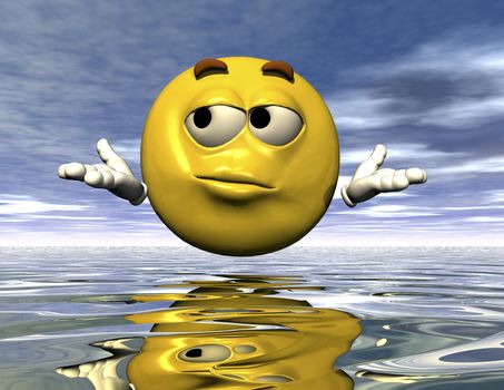 digital rendering of an emoticon
