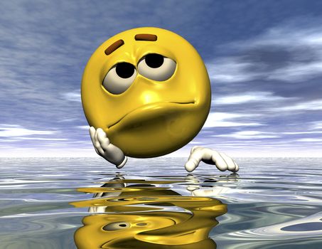 digital rendering of an emoticon