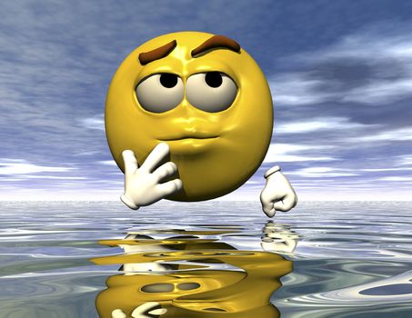 digital rendering of an emoticon