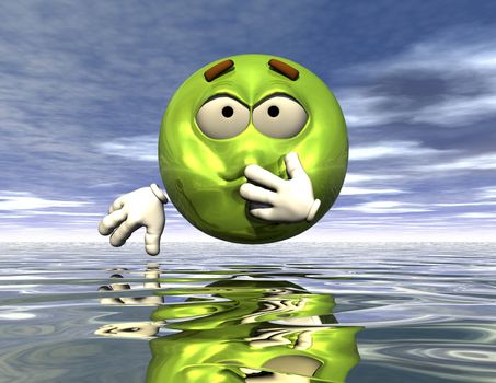 digital rendering of an emoticon