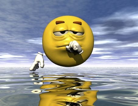 digital rendering of an emoticon
