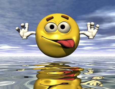 digital rendering of an emoticon