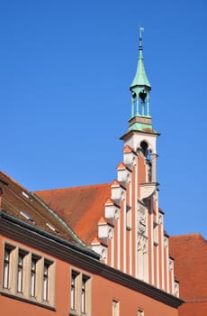 Town Hall in Straubing, Bavaria