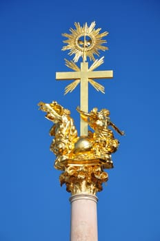 Trinity Column in Straubing, Bavaria