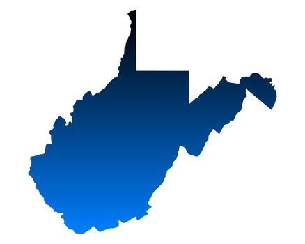 Map of West Virginia