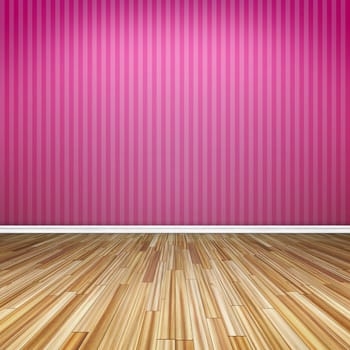 An image of a pink room background