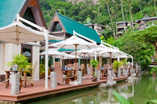 resort and forest mountain in Thailand