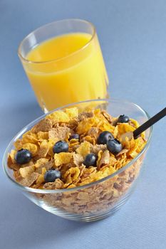 Multi grain cereal with blueberry